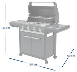 Barbacoa Gas Campingaz Bbq 4 series premium S